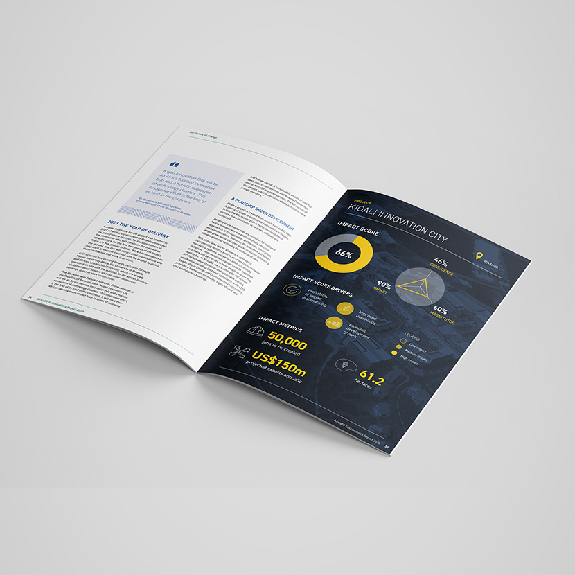 Africa50 Annual Report design