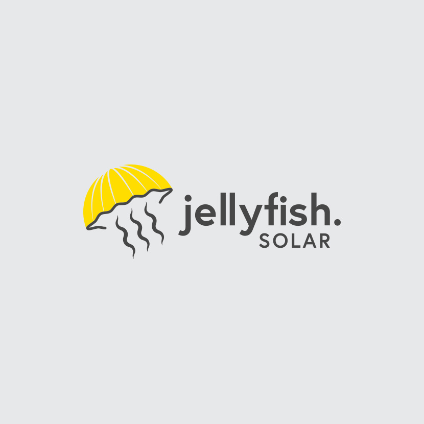 Jellyfish Solar logo design